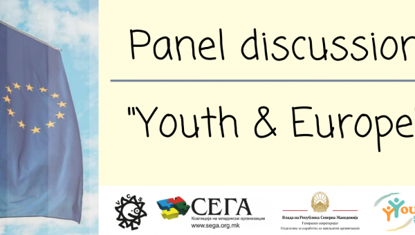 Volunteers Centre Skopje: Panel Discussion “Youth and Europe”  